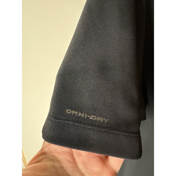 Columbia Polo Shirt Mens XXL Titanium Black 1/4 Zip Short Sleeve Fishing - Picture 5 of 10